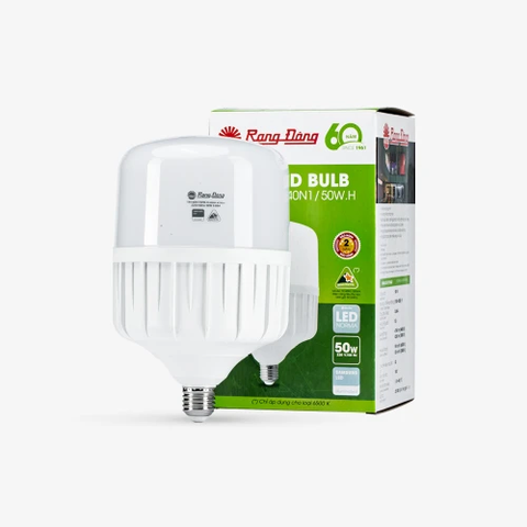 [Rạng Đông] Đèn LED Bulb Trụ 50W TR140N1