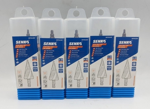 [Senka] Mũi khoan sắt tháp xoắn Ø4-32 /15BẬC 20B432