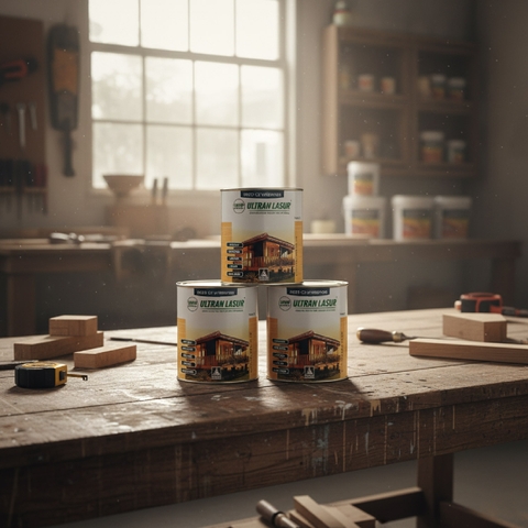 Sơn gỗ Propan EL-501 classic teak 8305 1L