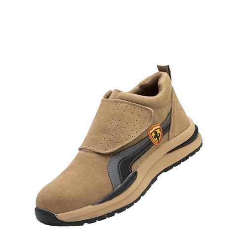 Giày bảo hộ thợ hàn Zboot Z103 | Da bò chống cháy, mũi thép, lót Kevlar