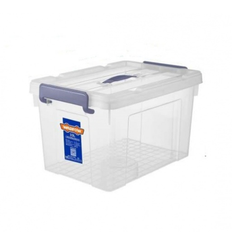 Hộp nhựa trữ kho trắng trong 33L Wadfow WTB2335