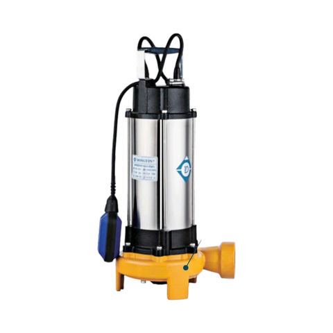 Bơm điện chìm nước thải WS-Series CD có phao – Cánh cắt rác Inox 304 - DONGYIN