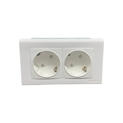 Ổ cắm S18/162 + FC2-63 (ổ cắm đôi 