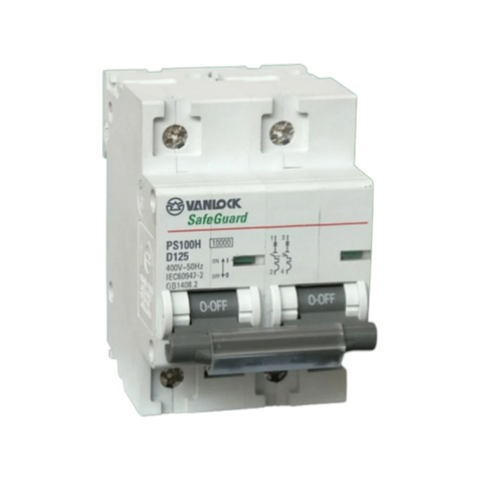 Cầu dao MCB 10 KA (PS100H) -CB TÉP 2 cực Sino