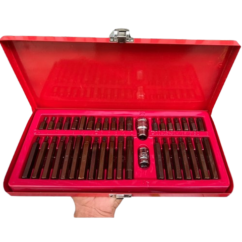 [Santa] Bộ lục giác 40 món (Thép S2 nâu)