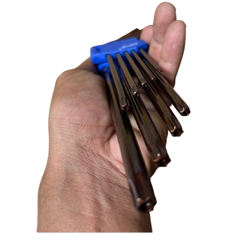 [Santa] Bộ lục giác 9c nâu