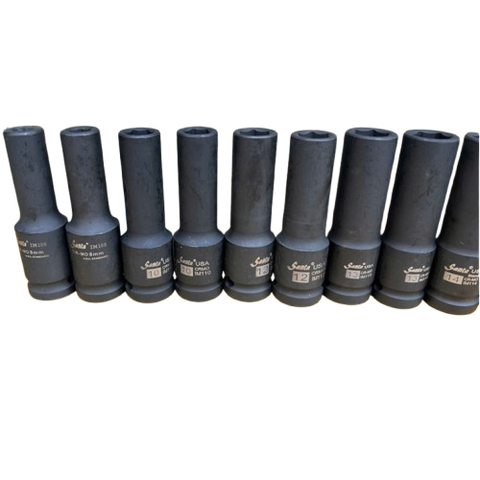 [Santa] Đầu típ hơi cr-mo 1/2" đen dài 78mm