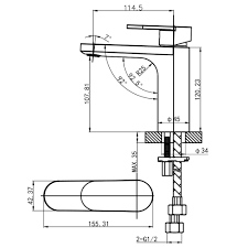 [Hafele] Vòi Lavabo Vigor I 107 Chrome Bóng – 589.69.111