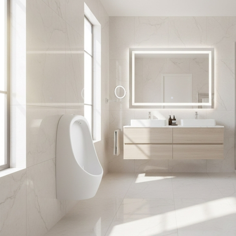 KPT-1651 – Bàn Tiểu Treo Tường Cao Cấp Xả Ngang, Phủ Men Nano Kháng Khuẩn