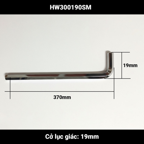 Lục giác licota 19mm (đầu bi-xi bóng)