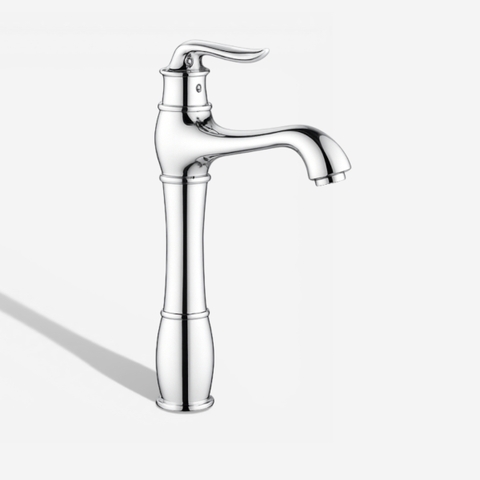 [Luxta] Vòi lavabo nóng lạnh (Thân ống trúc, tay gật gù, bao gồm dây cấp) L1218B