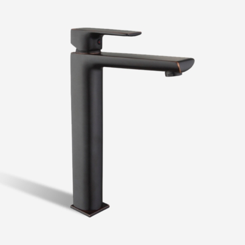 [Luxta] Vòi lavabo nóng lạnh (Thân ống trúc, tay gật gù, bao gồm dây cấp) L1228B