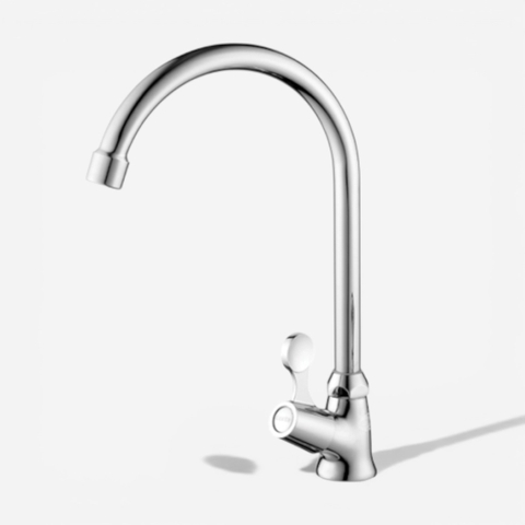 [Luxta] Vòi rửa chén lạnh (Cần cong, tay gạt) L3105