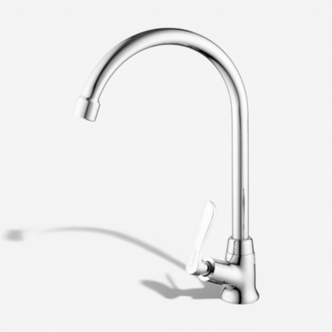 [Luxta] Vòi rửa chén lạnh (Cần cong, tay gạt) L3105Q5