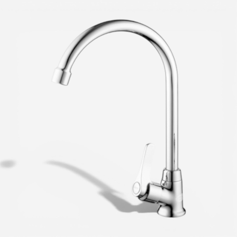 [Luxta] Vòi rửa chén lạnh (Cần cong, tay gạt) L3105T4