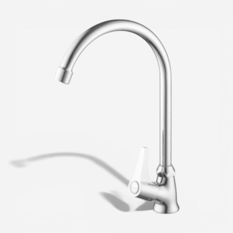 [Luxta] Vòi rửa chén lạnh (Cần cong, tay gạt) L3105V