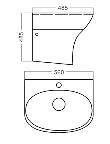 [Luxta] Chậu rửa Lavabo LL-102E