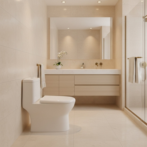 [Luxta] Bàn cầu 1 khối LT-101