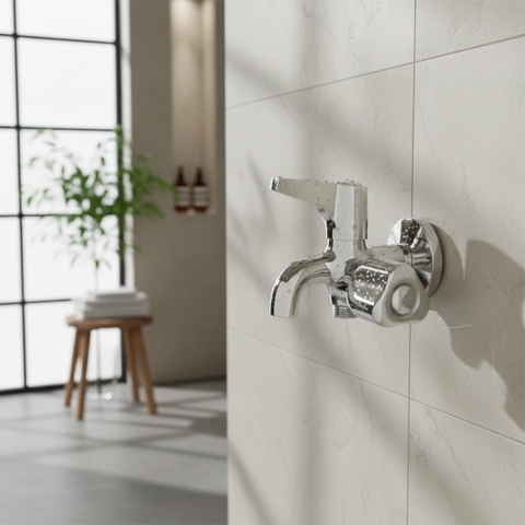 [Luxta] Vòi sen lạnh (Tay gạt và tay vặn) L2102V