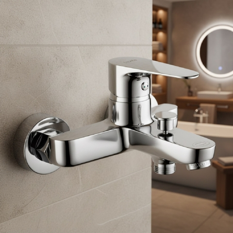 [Luxta] Vòi sen nóng lạnh (Bao gồm dây và tay sen, chân S nhỏ) L2222SX6 +TX22