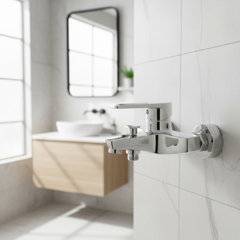 [Luxta] Vòi sen nóng lạnh (Bao gồm dây và tay sen, chân S nhỏ) L2226SX5 +TX22