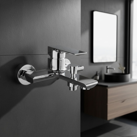 [Luxta] Vòi sen nóng lạnh (Bao gồm dây và tay sen, chân S nhỏ) L2228 +TX22