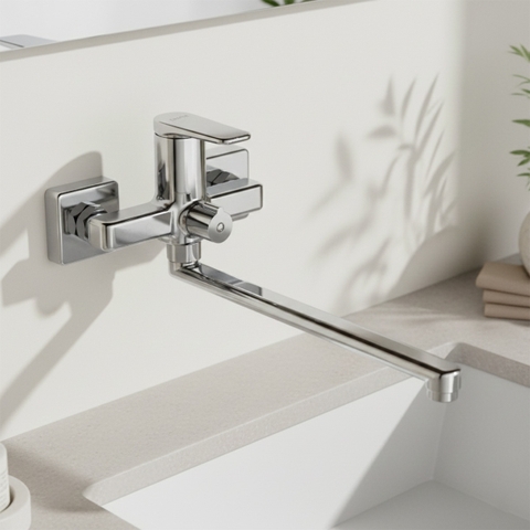 [Luxta] Vòi sen nóng lạnh (Bao gồm dây và tay sen, chân S nhỏ) L2229WA +T8