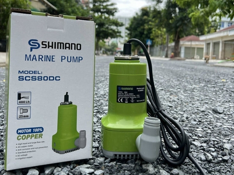 Máy bơm chìm ắc quy 80W Shimano SCS80DC