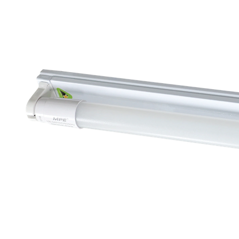 Bộ máng Batten LED Tube thủy tinh 1x9W 0.6m 6500K MGT-110T MPE