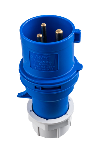 Phích cắm công nghiệp MPE IP44 3P 32A MPN-023