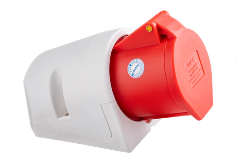 Ổ cắm công nghiệp lắp nổi IP44 MPE 4P 32A MPN-124