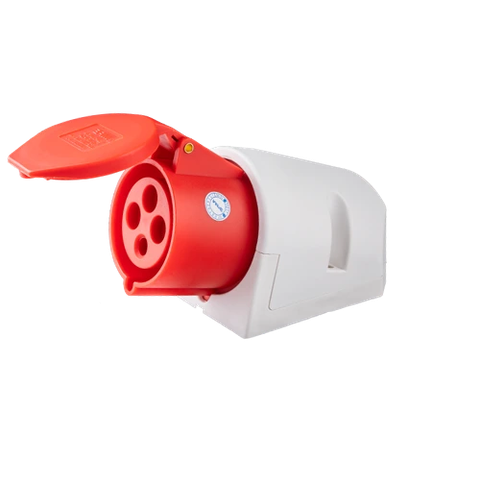 Ổ cắm công nghiệp lắp nổi IP44 MPE 4P 32A MPN-124