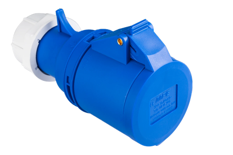 [MPE] Ổ cắm di động có kẹp giữ dây 3 cực, 32A, IP44 mã MPN-223