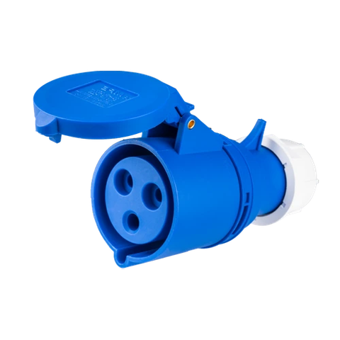 [MPE] Ổ cắm di động có kẹp giữ dây 3 cực, 32A, IP44 mã MPN-223