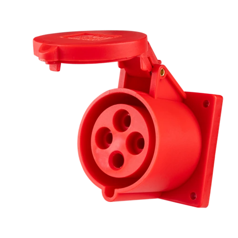 Ổ cắm công nghiệp lắp âm mặt thẳng MPE IP44 4P 16/32A
