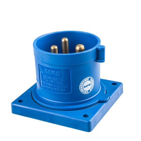 Phích cắm công nghiệp MPE IP44 3P 32A MPN-623