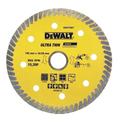 Lưỡi cắt gạch Ultra 105x20x7mm DEWALT DW4724UT-B1