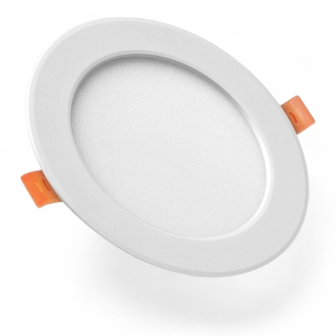 Bộ đèn LED Panel tròn đổi màu ĐQ LEDPN04 097CS 110 (9W, đổi màu viền vàng, Ø110 ) Điện Quang