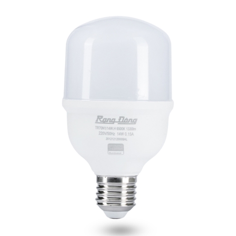 [Rạng Đông] Đèn LED Bulb Trụ 14W TR70N1
