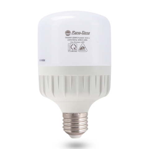 [Rạng Đông] Đèn LED Bulb Trụ 20W TR80N1