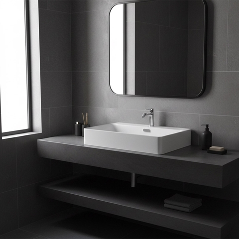 [Rangos] Chậu rửa bằng sứ đặt bàn RG-80013