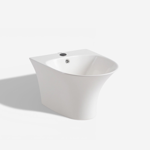 [Rangos] Chậu rửa bằng sứ treo tường RG-6108