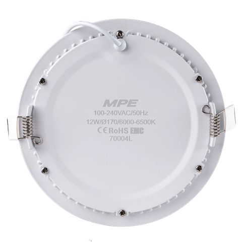 Đèn Led âm trần panel tròn 12W RPL-12T 950Lm 6000-6500K MPE (Ø150)