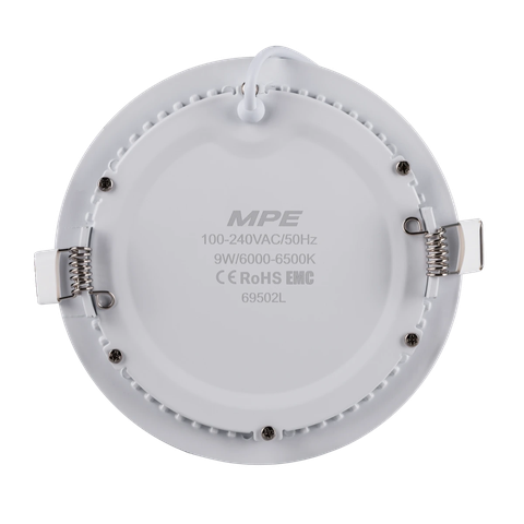 Đèn Led âm trần panel tròn 9W RPL-9T 750Lm 6000-6500K MPE (Ø130)