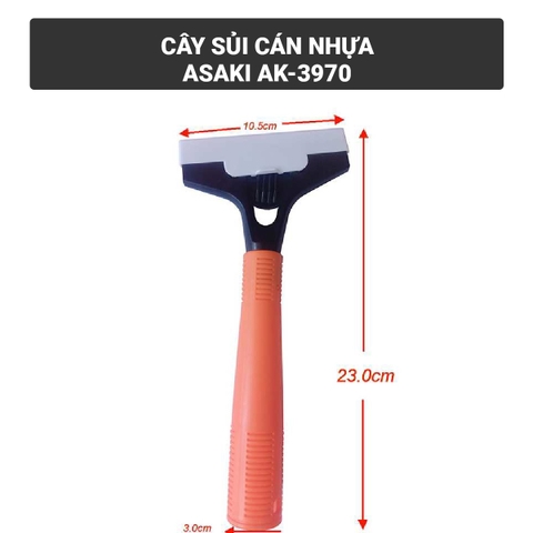 AK-3970 Cây xủi cán nhựa 23cm x 10.5cm Asaki