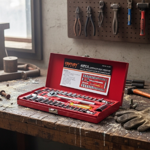 Bộ tuýp 1/4 và 3/8 Century (40 món) TS-23407