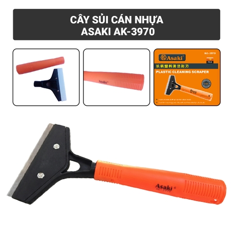 AK-3970 Cây xủi cán nhựa 23cm x 10.5cm Asaki