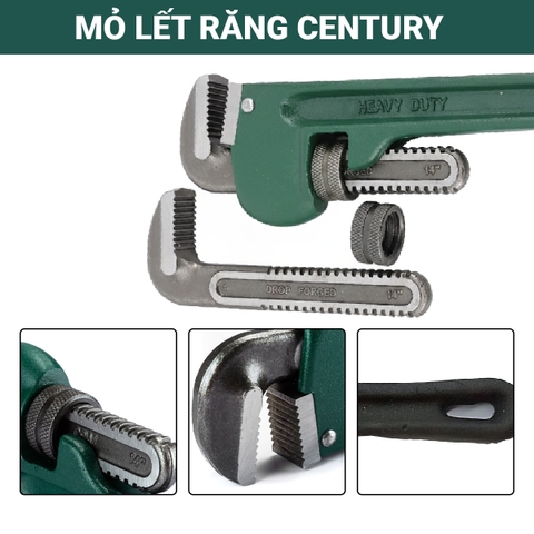 MỎ LẾT RĂNG CENTURY – 12” / 14” / 18” / 24” / 36” / 48”