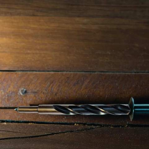 Mũi khoan Inox màu vàng đen chuôi tiện