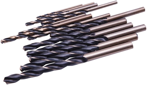 Mũi khoan Inox màu vàng đen chuôi tiện